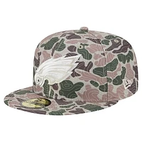 Men's New Era  Philadelphia Eagles Geo Camo 59FIFTY Fitted Hat