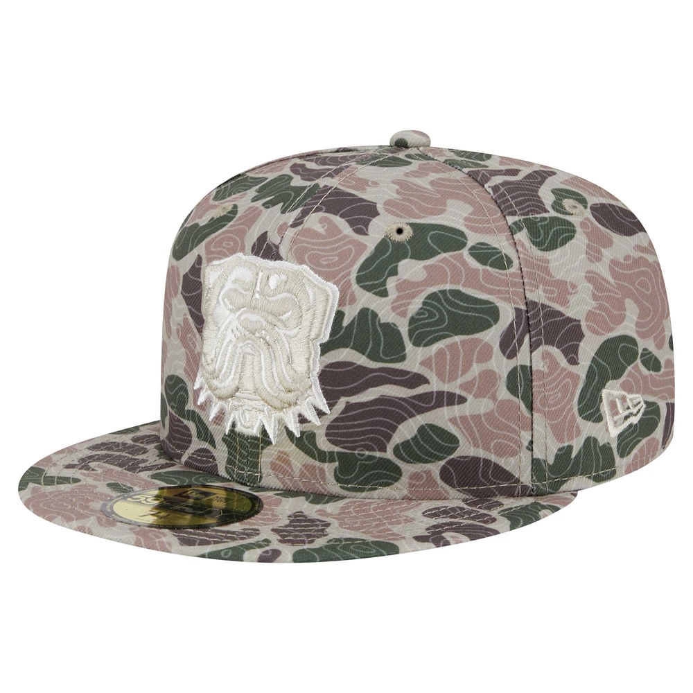 Men's New Era  Cleveland Browns Geo Camo 59FIFTY Fitted Hat