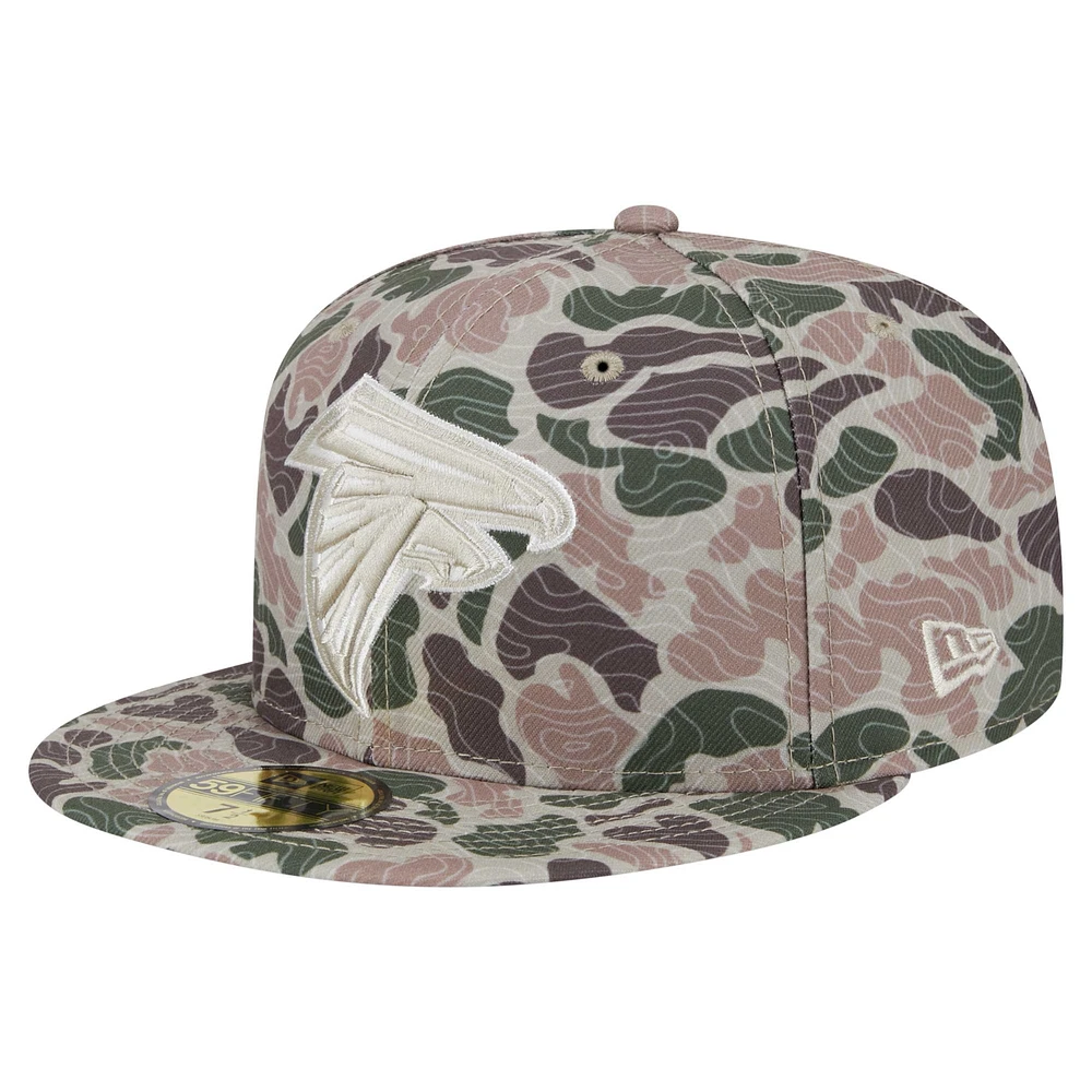 Men's New Era  Atlanta Falcons Geo Camo 59FIFTY Fitted Hat