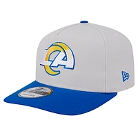 Men's New Era Stone Los Angeles Rams Decent 9FIFTY A-Frame Snapback Hat