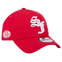 Men's New Era Scarlet San Francisco 49ers Mystic 9FORTY A-Frame Adjustable Hat