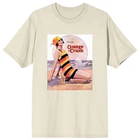 Men's Natural Orange Crush Drink Seashore T-Shirt
