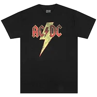 Men's Black AC/DC Lightning Bolt T-Shirt