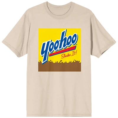 Women's Natural Yoo-hoo Square Block Logo T-Shirt