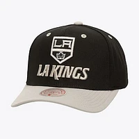 Men's Mitchell & Ness  Black Los Angeles Kings All In 2.0 Pro Crown Adjustable Hat