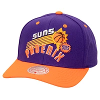 Men's Mitchell & Ness Purple Phoenix Suns All In 2.0 Pro Crown Snapback Hat