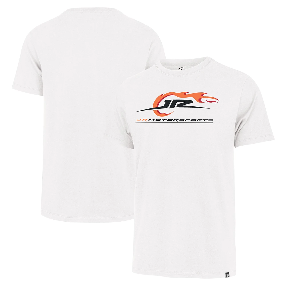 Men's '47 White JR Motorsports Imprint Franklin T-Shirt