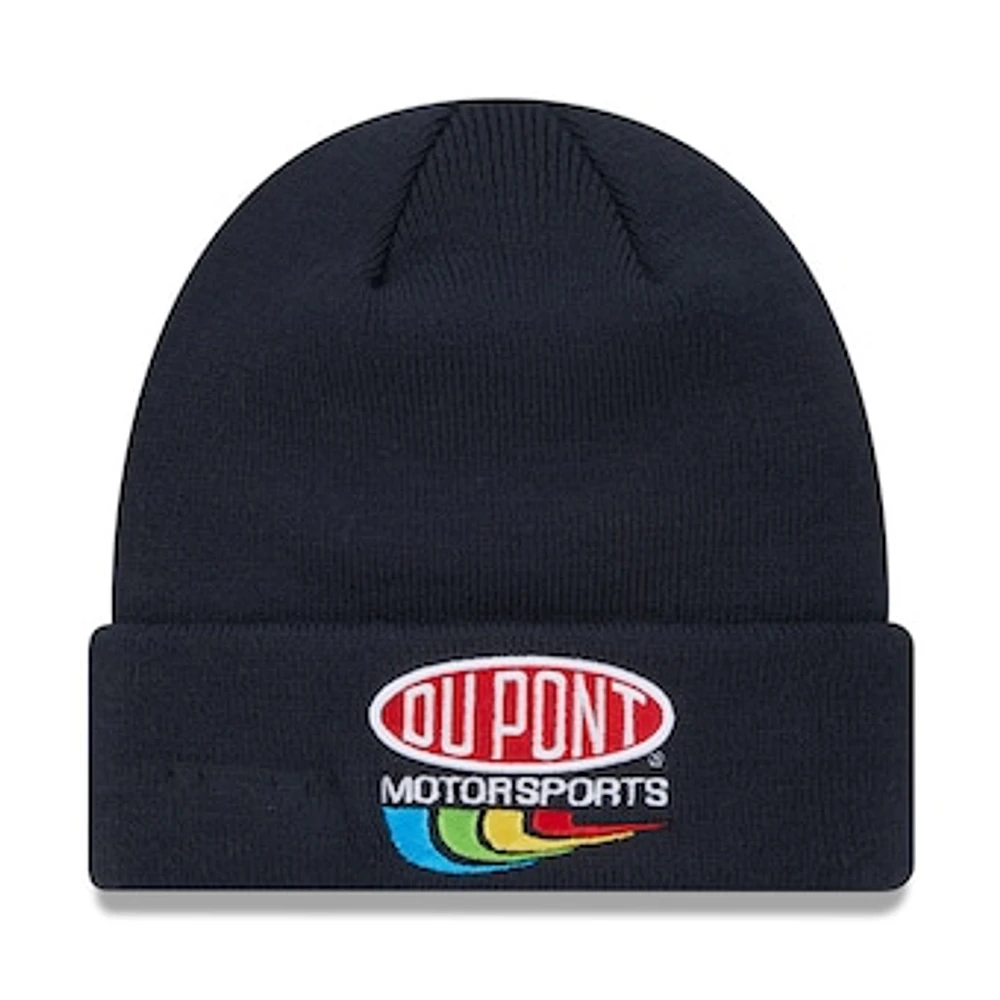 Men's New Era Navy Jeff Gordon DuPont Cuffed Knit Hat