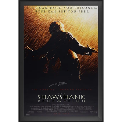 Tim Robbins Autographed Framed The Shawshank Redemption 27" x 40" Movie Poster