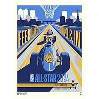 Phenom Gallery 2024 NBA All-Star Game 18" x 24" Serigraph
