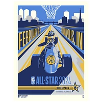 Phenom Gallery 2024 NBA All-Star Game 18" x 24" Serigraph