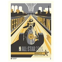 Phenom Gallery 2024 NBA All-Star Game 18" x 24" Serigraph