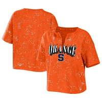 Women's WEAR by Erin Andrews Orange Syracuse Orange Splatter T-Shirt