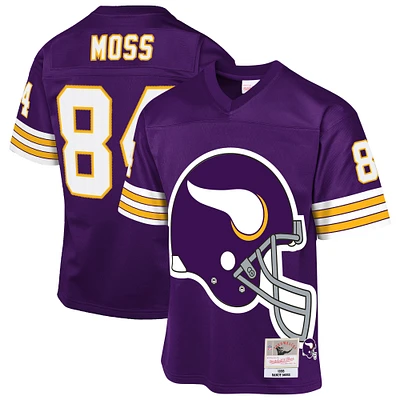 Youth Mitchell & Ness Randy Moss Purple Minnesota Vikings 1998 Throwback Fashion Jersey