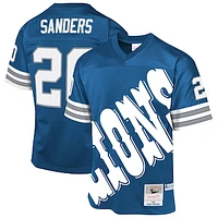Youth Mitchell & Ness Barry Sanders Blue Detroit Lions 1996 Throwback Fashion Jersey