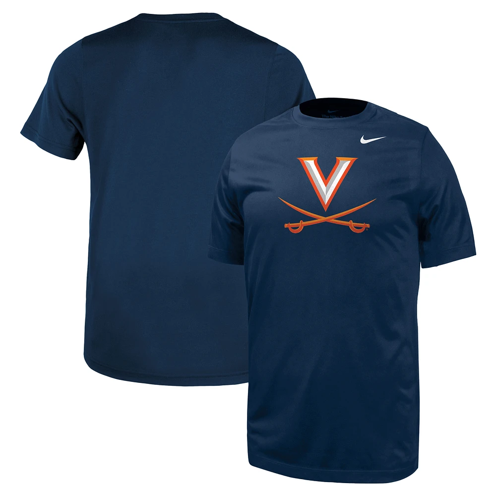 Youth Nike Navy Virginia Cavaliers Legend T-Shirt