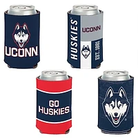 WinCraft UConn Huskies 4-Pack 12oz. Can Cooler Set