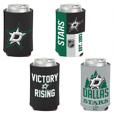 WinCraft Dallas Stars 4-Pack 12oz. Can Cooler Set