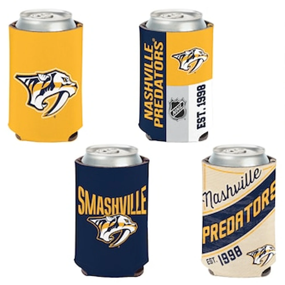 WinCraft Nashville Predators 4-Pack 12oz. Can Cooler Set