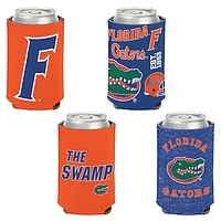 WinCraft Florida Gators 4-Pack 12oz. Can Cooler Set