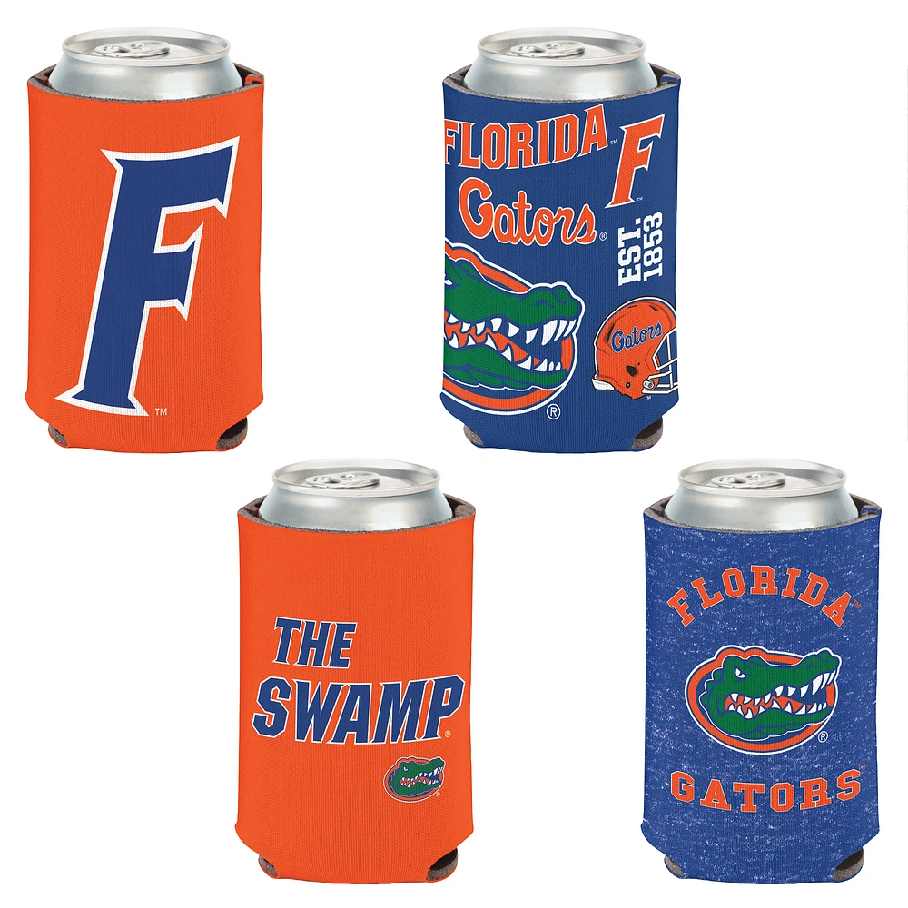 WinCraft Florida Gators 4-Pack 12oz. Can Cooler Set