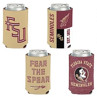 WinCraft Florida State Seminoles 4-Pack 12oz. Can Cooler Set