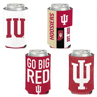 WinCraft Indiana Hoosiers 4-Pack 12oz. Can Cooler Set