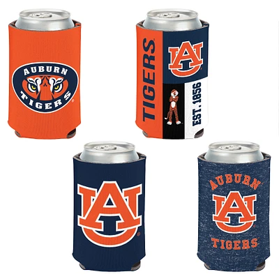 WinCraft Auburn Tigers 4-Pack 12oz. Can Cooler Set