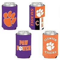 WinCraft Clemson Tigers 4-Pack 12oz. Can Cooler Set