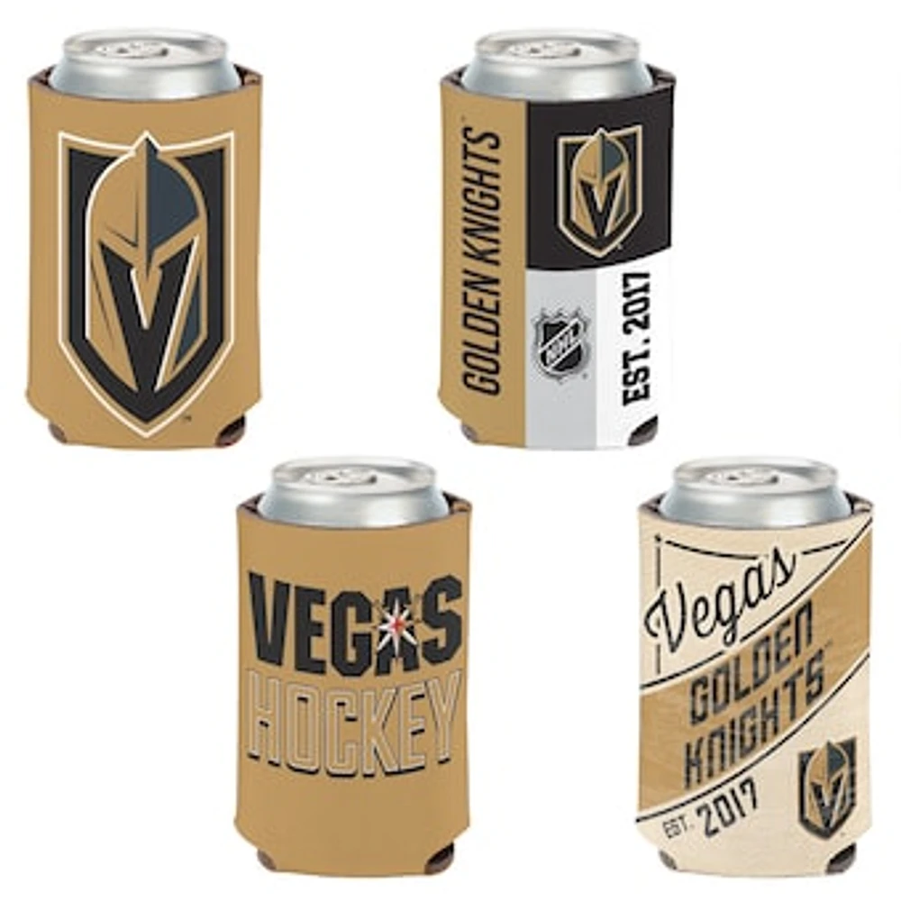 WinCraft Vegas Golden Knights 4-Pack 12oz. Can Cooler Set