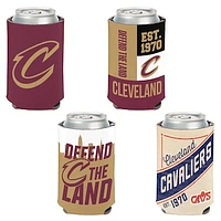 WinCraft Cleveland Cavaliers 4-Pack 12oz. Can Cooler Set