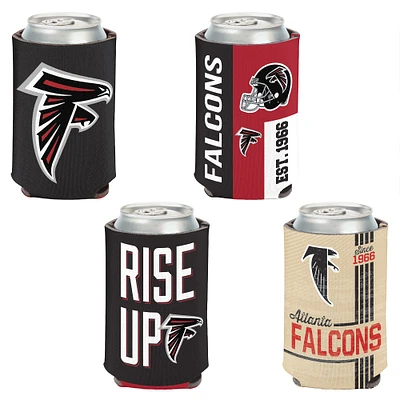 WinCraft Atlanta Falcons 4-Pack 12oz. Can Cooler Set