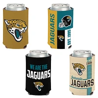 WinCraft Jacksonville Jaguars 4-Pack 12oz. Can Cooler Set