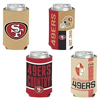 WinCraft San Francisco 49ers 4-Pack 12oz. Can Cooler Set