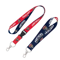 WinCraft Florida Panthers 2-Pack Lanyard with Detachable Buckle & Key Strap Set