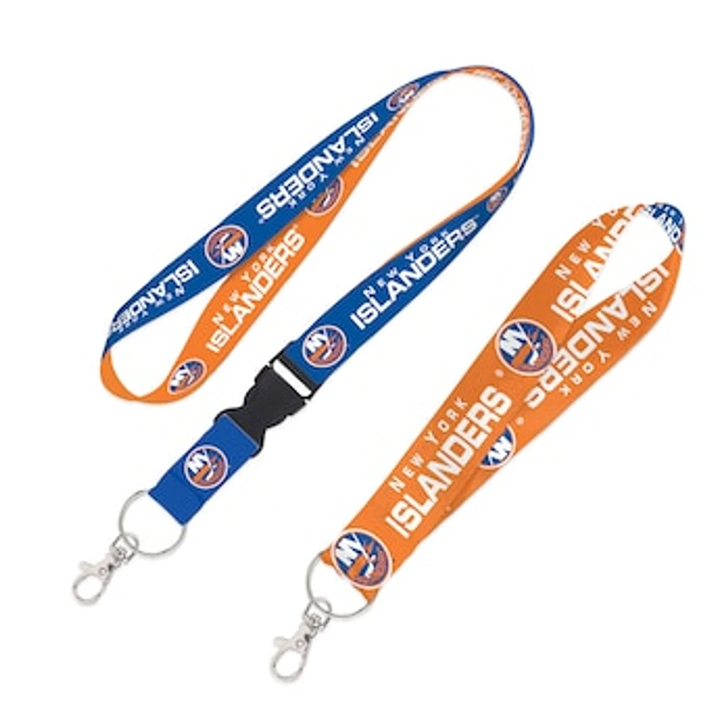 WinCraft New York Islanders 2-Pack Lanyard with Detachable Buckle & Key Strap Set