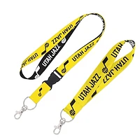 WinCraft Utah Jazz 2-Pack Lanyard with Detachable Buckle & Key Strap Set