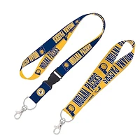 WinCraft Indiana Pacers 2-Pack Lanyard with Detachable Buckle & Key Strap Set