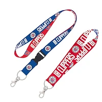 WinCraft LA Clippers 2-Pack Lanyard with Detachable Buckle & Key Strap Set