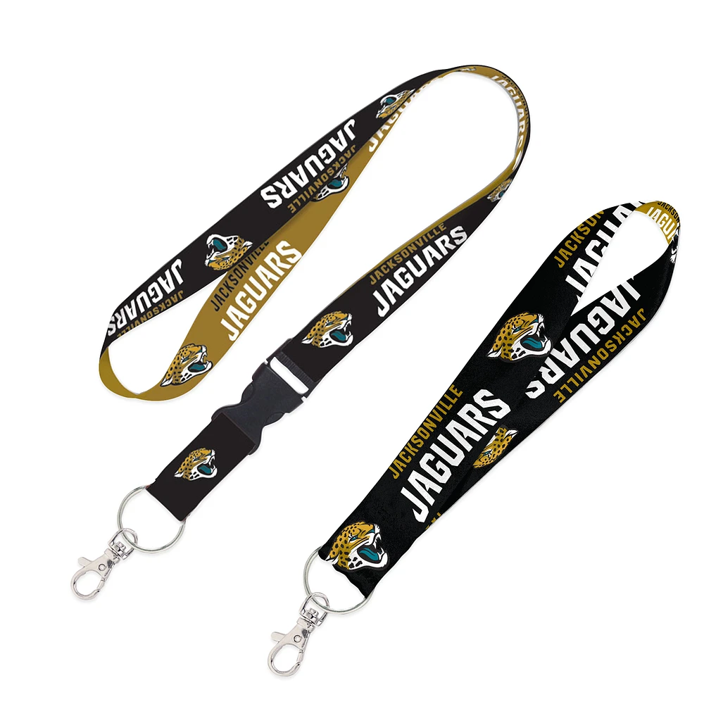 WinCraft Jacksonville Jaguars 2-Pack Lanyard with Detachable Buckle & Key Strap Set