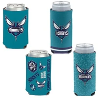 WinCraft Charlotte Hornets 4-Pack 12oz. Can & Slim Can Cooler Set