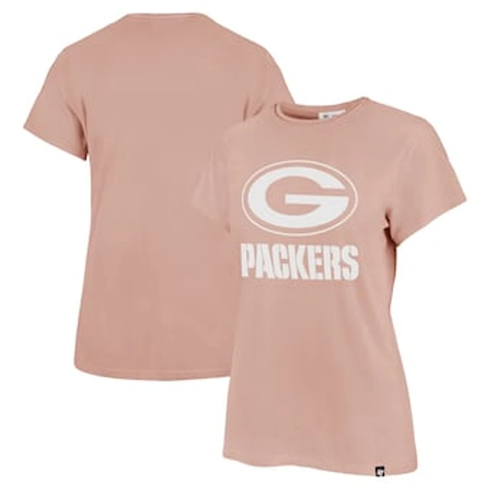 Women's '47  Light Pink Green Bay Packers Premier Frankie T-Shirt