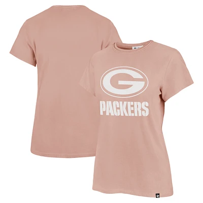 Women's '47  Light Pink Green Bay Packers Premier Frankie T-Shirt