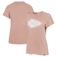 Women's '47  Light Pink Kansas City Chiefs Premier Frankie T-Shirt