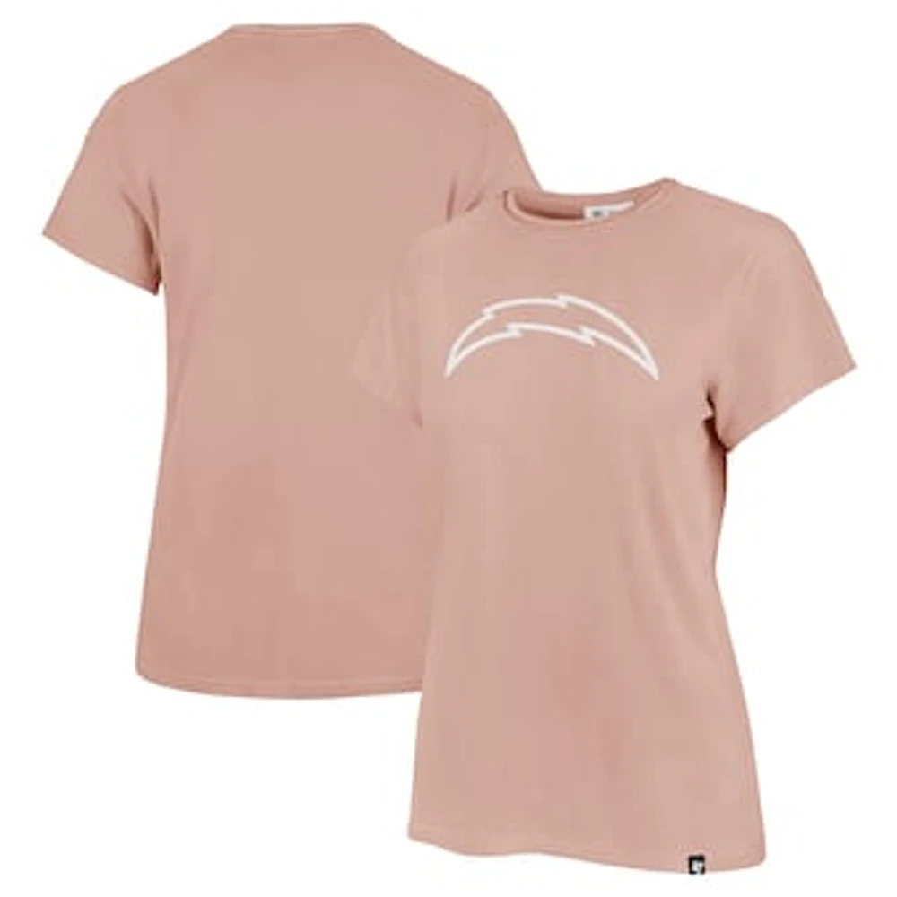 Women's '47  Light Pink Los Angeles Chargers Premier Frankie T-Shirt