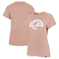 Women's '47  Light Pink Los Angeles Rams Premier Frankie T-Shirt