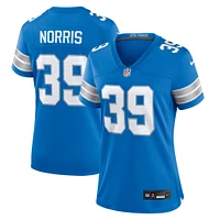 Women's Nike Morice Norris  Blue Detroit Lions Game Jersey