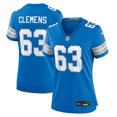 Women's Nike Duke Clemens  Blue Detroit Lions Game Jersey