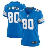 Women's Nike Jalon Calhoun  Blue Detroit Lions Game Jersey