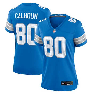 Women's Nike Jalon Calhoun  Blue Detroit Lions Game Jersey